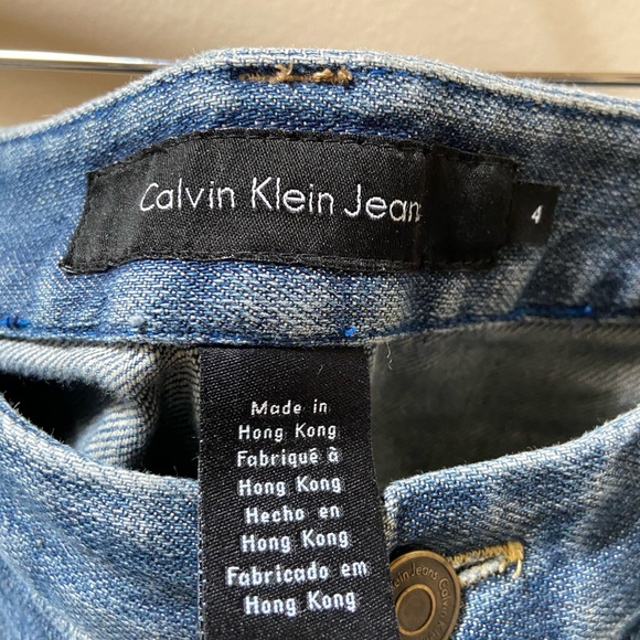 Calvin Klein cropped cuffed jeans - Picture 4 of 6